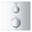 Grohe 24111000  Grohtherm Thermostatic Valve Trim Only with Dual Lever Handles and Volume Control - Less Rough In