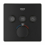 GROHE-291422430 GROHTHERM SMARTCONTROL THIPLE FUNCTION THERMOSTATIC VALLE TRIM Matte Black