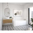 MAAX Rubix 6032 Acrylic Alcove Right-Hand Drain Bathtub in White