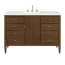 James Martin Vanities Myrrin 48" Single Basin Wood Vanity Set with 3cm White Zeus Silestone Quartz Vanity Top, Rectangular Sink and Electrical Outlet - 8" Faucet CentersJames Martin Vanities Myrrin 48" Single Basin Wood Vanity Set with 3cm White Zeus Silestone Quartz Vanity Top, Rectangular Sink and Electrical Outlet - 8" Faucet Centers
