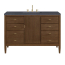 James Martin Vanities Myrrin 48 In. Single Basin Wood Vanity Set with 3cm Charcoal Soapstone Silestone Quartz Vanity Top and Rectangular Sink - 8" Faucet Centers