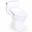 TOTO Ultramax 1.28 GPF One Piece Elongated Toilet with Left Hand Lever - Bidet Seat Included