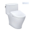 TOTO WASHLET +S7A ONE PIECE ELONGATED TOILET - 1.28 GPF MW6424736CEFG#01 WITHOUT AUTO FLUSH