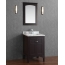 Martin 24" Solid Wood Single Bathroom Vanity in Espresso HM-001-24-WMSQ-ESP