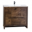 CBI Enna 36 Inch Rosewood Modern Bathroom Vanity TN-LA900-RW