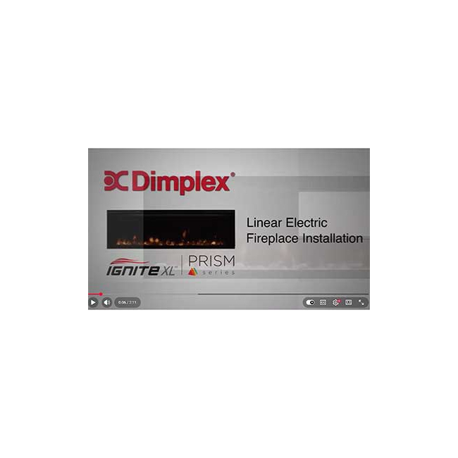 How to Install a Linear Electric Fireplace | Dimplex
