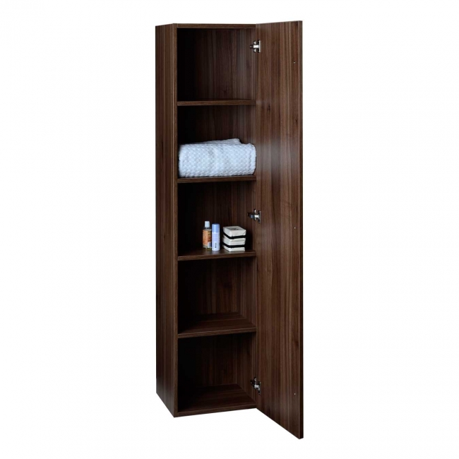 16" x 67" Linen Cabinet in Walnut TN-N1200-SC-WN