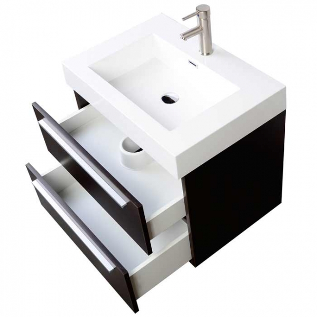 26.75" Single Bathroom Vanity Set in Espresso TN-T690-WG