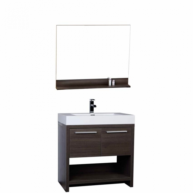 32" Bathroom Vanity Set - Grey Oak TN-L800-GO
