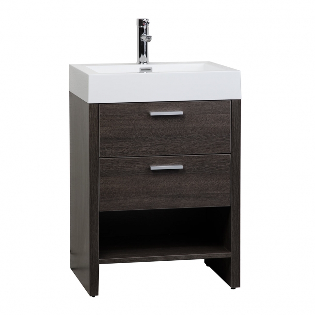 Mula 23.5" Modern Bathroom Vanity Oak RS-L600-AO