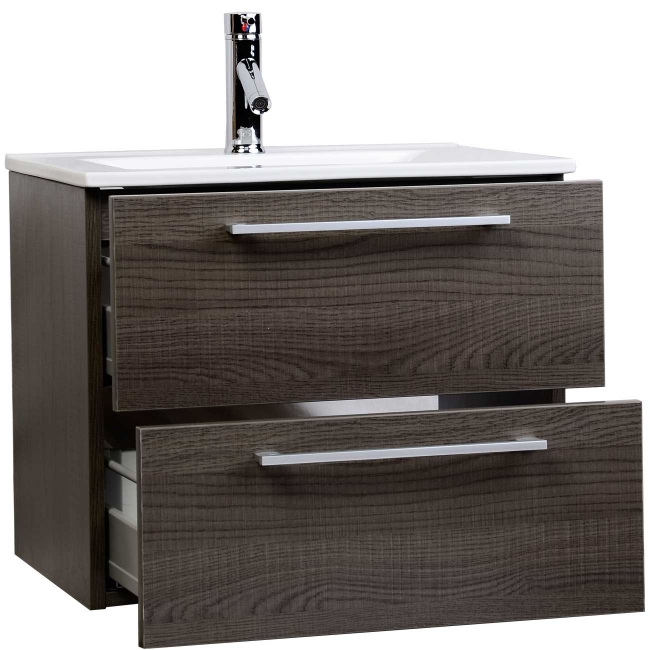 Caen 23.5" Single Bathroom Vanity Set in Oak RS-DM600-OAK