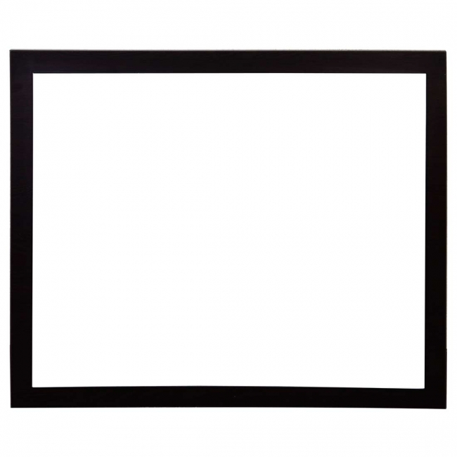 Framed Wall Mirror 31.5 in. W x 26.5 in. H Black Finish TN-800-M-BK