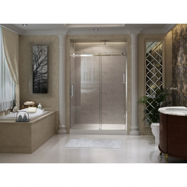 Skywalker 56" to 60" Frameless Sliding Shower Doors