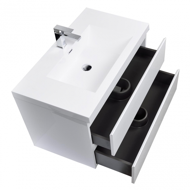 Buy Angela 35.4 Inch Wall-Mount Bathroom Vanity in High Gloss White TN-AG900-1-HGW  - Conceptbaths.com Free Shipping