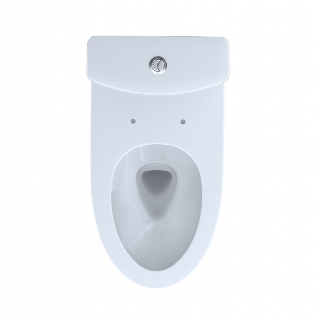 Toto MS446234CEMGN#01 Aquia IV 0.9 / 1.28 GPF Dual Flush Two Piece Elongated Toilet with Push Button Flush Seat Included