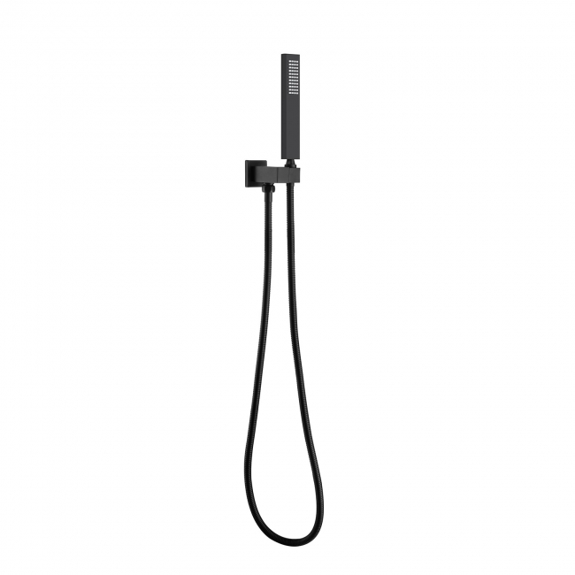 Essence Hardware Mercer Pressure Balance Shower Set with Rainfall and Handheld, Matte Black