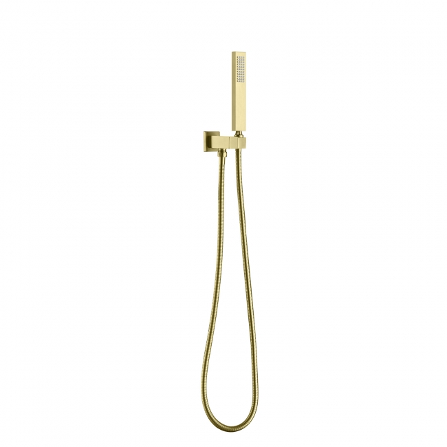 Essence Hardware Mercer Pressure Balance Shower Set with Rainfall and Handheld, Brushed Gold