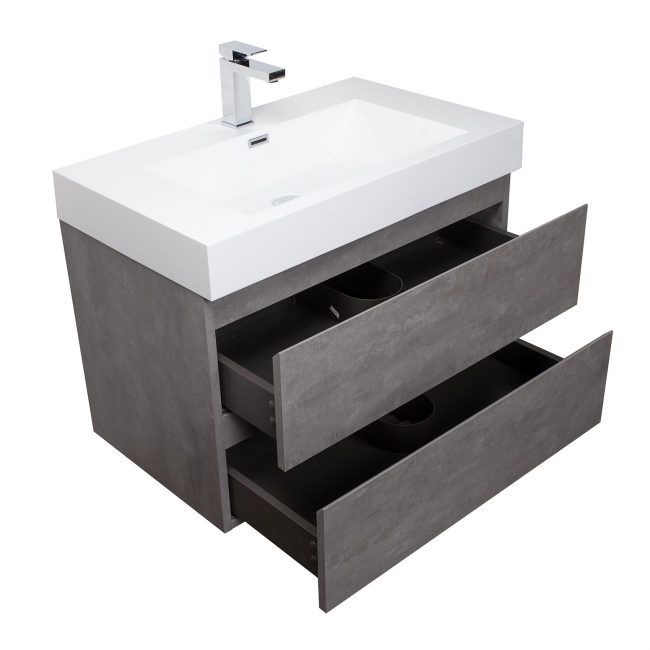 Angela 31.5" Wall-Mount Bathroom Vanity,  Cement Grey TN-AG800-CGAngela 31.5" Wall-Mount Bathroom Vanity,  Cement Grey TN-AG800-CGAngela 31.5" Wall-Mount Bathroom Vanity,  Cement Grey TN-AG800-CGAngela 31.5" Wall-Mount Bathroom Vanity,  Cement Grey TN-AG800-CG