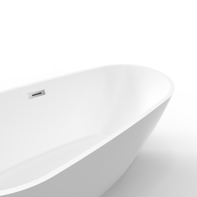 ConceptBaths Fontana 59" Acrylic Freestanding Tub with Integrated Drain and Overflow 59" x 31.5"
