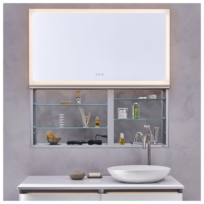 buy Robern Uplift Tech Cabinet 30 x 27 x 6 Perimeter Light