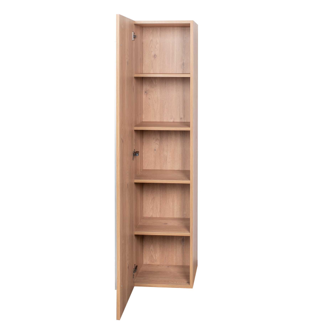 16" x 67" Wall Mounted Linen Cabinet,  Red Oak 16" x 67" Wall Mounted Linen Cabinet,  Red Oak