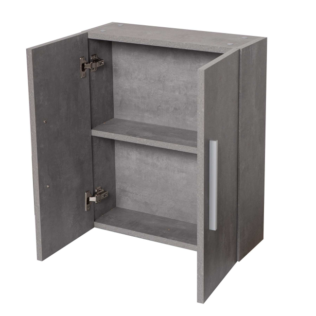 Over-the-toilet Wall Mounted Medicine Cabinet, Cement Grey Over-the-toilet Wall Mounted Medicine Cabinet, Cement Grey