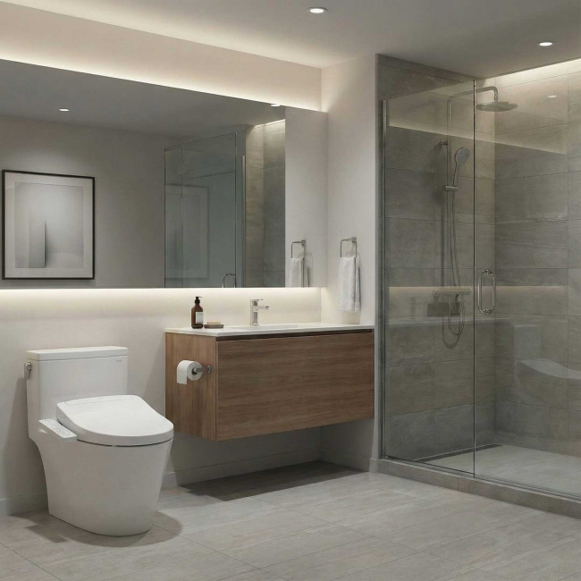 TOTO MW6423346CEFG#01 NEXUS WASHLET + S2 ONE PIECE TOILET - 1.28 GPF COTTON WHITE