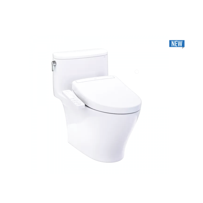 TOTO MW6423346CEFG#01 NEXUS WASHLET + S2 ONE PIECE TOILET - 1.28 GPF COTTON WHITE