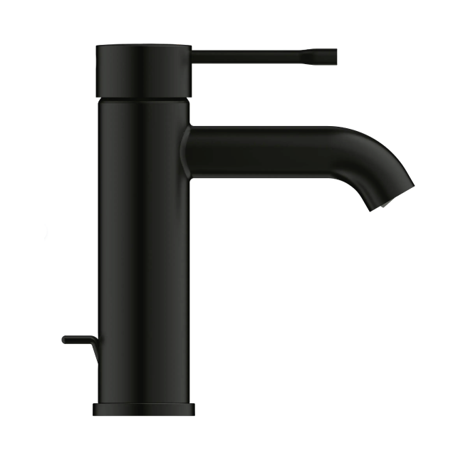 Grohe 235922431ESSENCE Single Hole Single-Handle S-Size Bathroom Faucet, 1.2 GPM (4.5 L/min) Matte Black