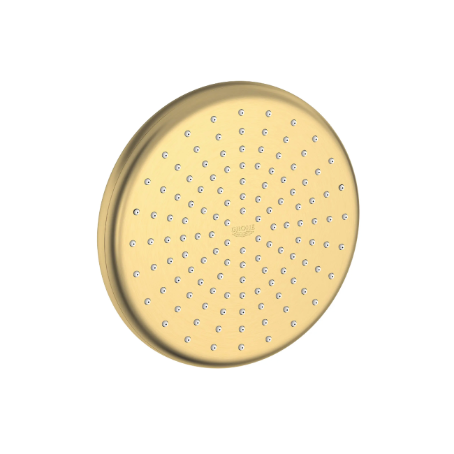 Grohe 26409GN0 TEMPESTA 210 SHOWER HEAD, 8" - 1 SPRAY, 1.75 GPM ( (6.6 L/min) BRUSHED COLLD SUNRISE