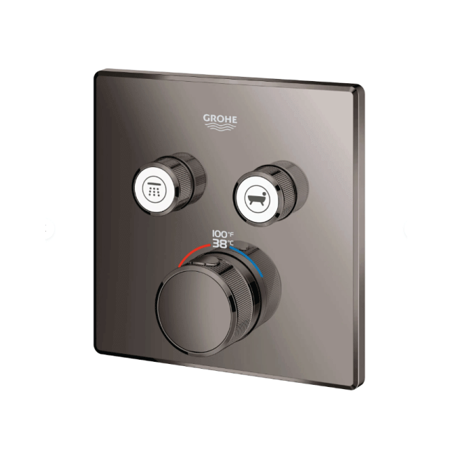 Grohe - 29141A00 - GROHTHERM SMARTCONTROL Dual Function Thermostatic Valve Trim Hard Graphite