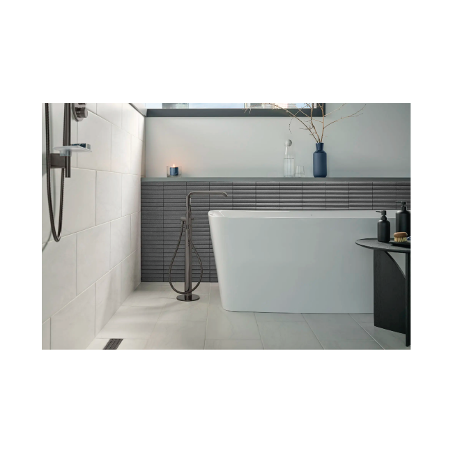 GROHE 23491A0A ESSENCE Single-Handle Freestanding Tub Faucet with 1.75 GPM (6.6 L/min) Hand Shower Hard Graphite