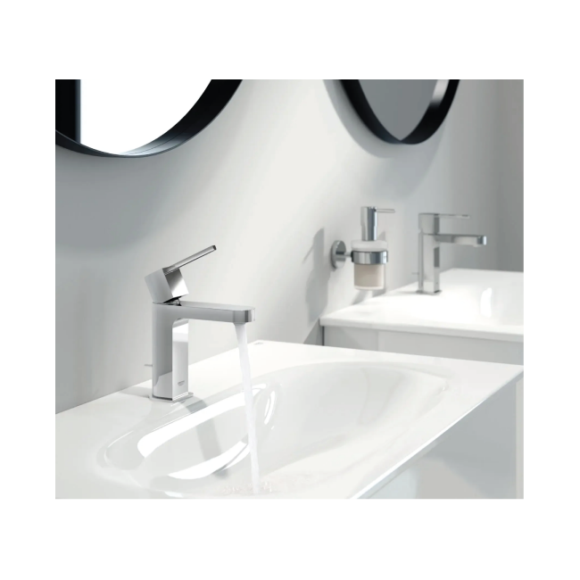 Grohe 33170EN3 PLUS SINGLE HOLE SINGLE-HEANDLE S-SIZE BATHROOM FAUCET 1.2 GPM(4.5L/MIN) Brushed Nickel InfinityFinish