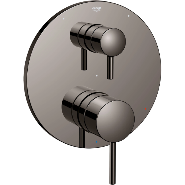 Grohe 29427A00 TIMELESS PRESSURE BALANCE VALVE TRIM WITH 3-WAY DIVERTER WITH CARTRIDGE Hard Graphite