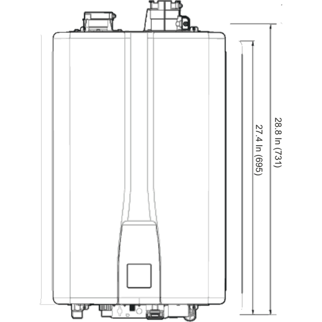 Navien NPE-240A2 | 199k BTU Ultra-High Efficiency Tankless Water Heater