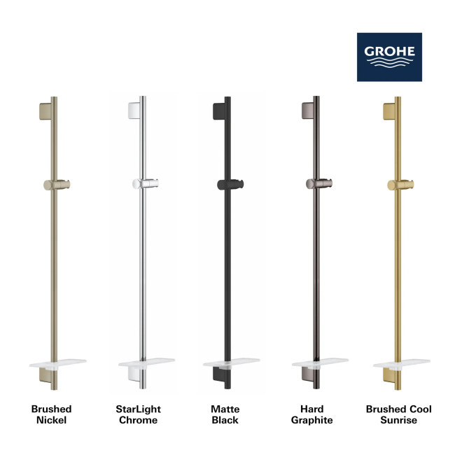 GROHE Rainshower 36" Shower Slide Bar, StarLight Chrome