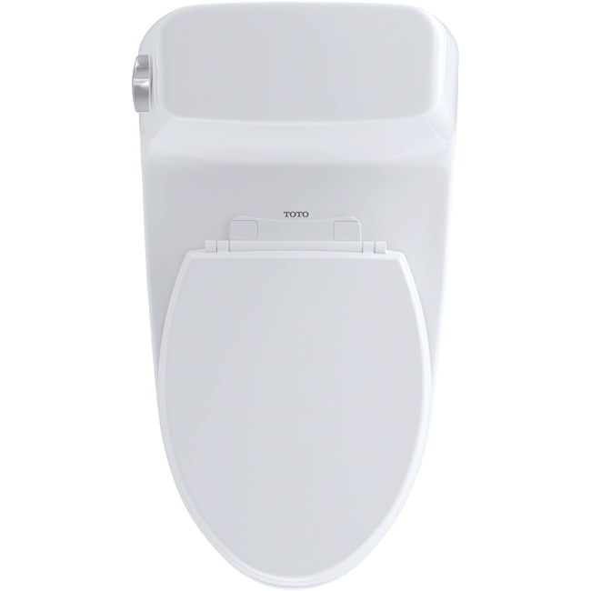 TOTO Eco UltraMax One Piece Elongated 1.28 GPF Toilet with E-Max Flush System and CeFiONtect - SoftClose Seat Included