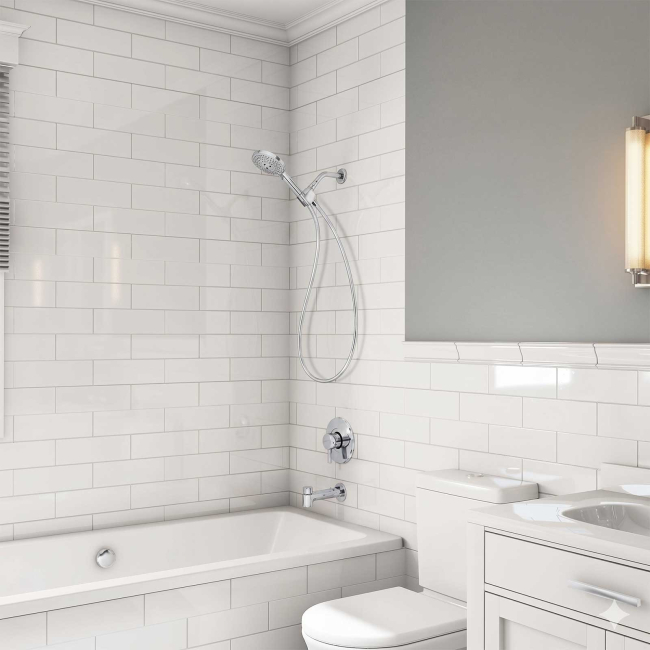 Hansgrohe -  Raindance Select S Handshower Set 120 3-Jet Powderrain, 1.75 Gpm In Chrome