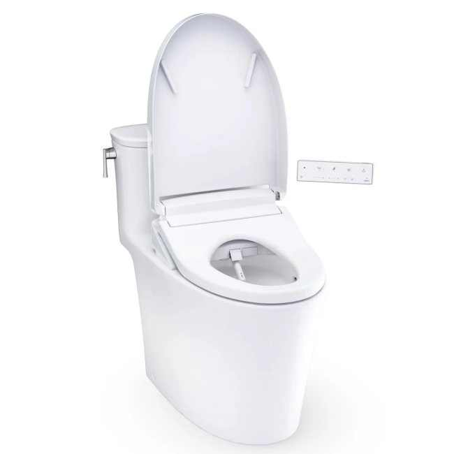 Toto Aurora WASHLET S7A+ One-Piece Toilet - 1.28 GPF MW6864736CEFG#01