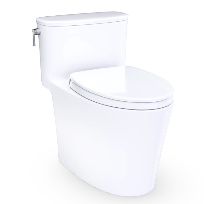 TOTO MS686234CEFG#01 AURORA ONE-PIECE TOILET - SLIM SEAT 1.28 GPF COTTON