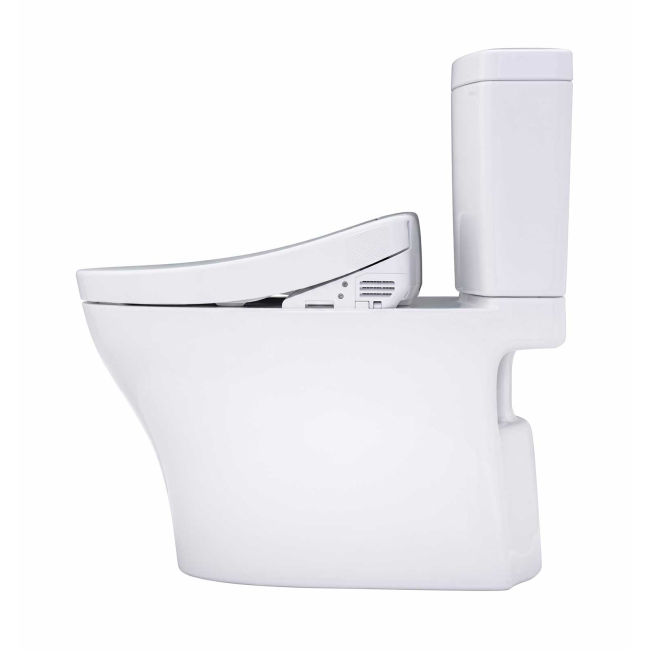 TOTO Washlet+ Aquia IV Two-piece Elongated Dual Flush 1.28 And 0.9 GPF Toilet And Washlet S2 Bidet Seat