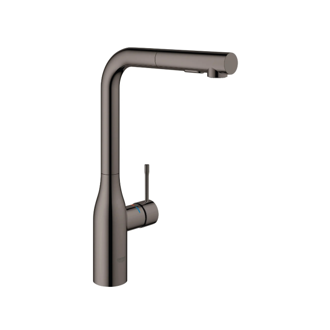 GROHE 30271A00 Essence Single-Handle Pull-Out Kitchen Faucet Dual Spray 1.75 GPM (6.6 L/min) Hard Graphite