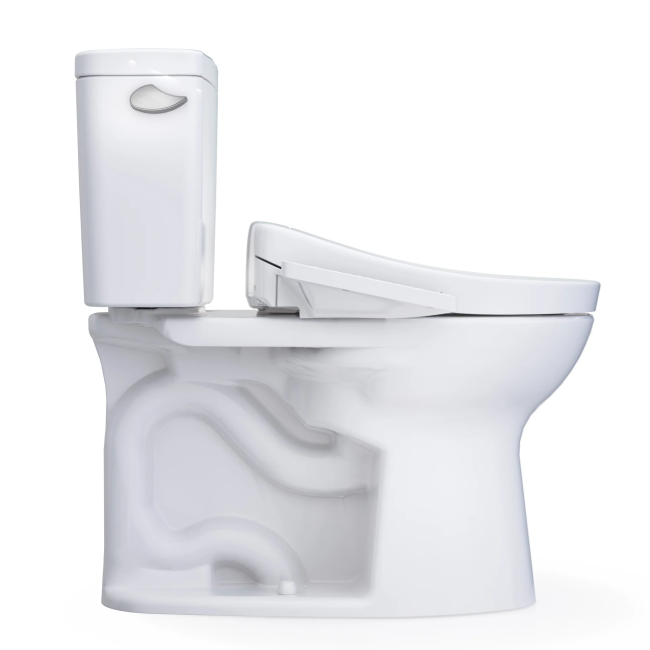 TOTO DRAKE WASHLET + S2 TWO PIECE TOILET - 1.28 GPF COTTON WHITE