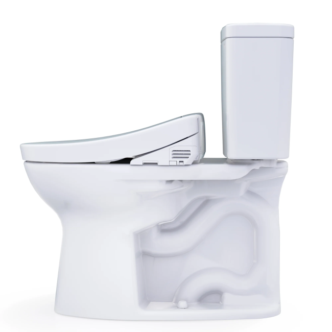 TOTO DRAKE WASHLET + S2 TWO PIECE TOILET - 1.28 GPF COTTON WHITE