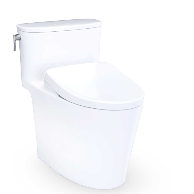 Toto Aurora WASHLET S7+ One-Piece Toilet - 1.28 GPF MW6864726CEFG#01Toto Aurora WASHLET S7+ One-Piece Toilet - 1.28 GPF MW6864726CEFG#01