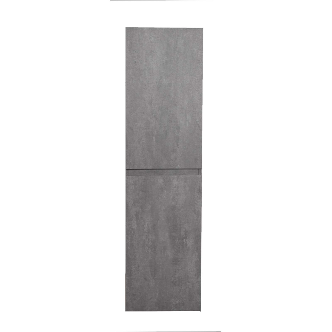 Angela 16 x 59 Wall Mounted Linen Cabinet, Cement GreyAngela 16 x 59 Wall Mounted Linen Cabinet, Cement Grey