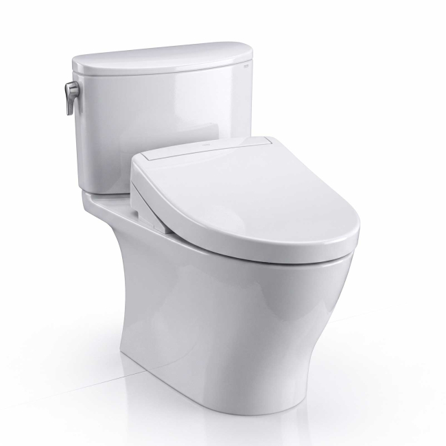 TOTO Washlet+ Nexus Two-piece Elongated 1.28 GPF Toilet With S5 Bidet Seat