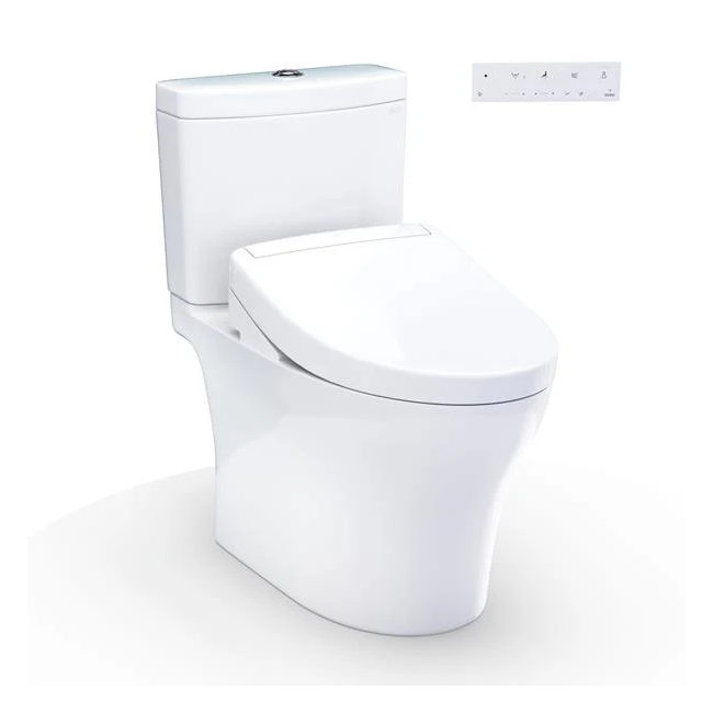 TOTO Washlet+ Aquia IV Two-piece Elongated Dual Flush 1.28 And 0.9 GPF Toilet And Washlet S5 Bidet SeatTOTO Washlet+ Aquia IV Two-piece Elongated Dual Flush 1.28 And 0.9 GPF Toilet And Washlet S5 Bidet SeatTOTO Washlet+ Aquia IV Two-piece Elongated Dual Flush 1.28 And 0.9 GPF Toilet And Washlet S5 Bidet Seat