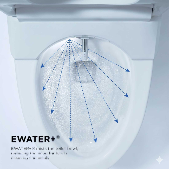 TOTO LS DUAL FLUSH TOILET - 1.0 GPF & 0.8 GPF MS8732CUMFG#01B BLACK TRIM