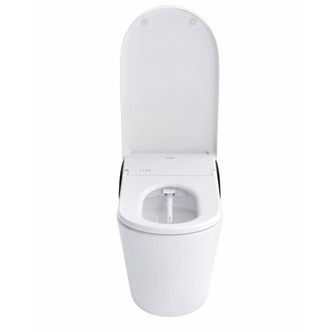 TOTO LS DUAL FLUSH TOILET - 1.0 GPF & 0.8 GPF MS8732CUMFG#01B BLACK TRIM